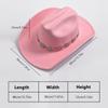 Latest Western Cowboy Hat for Womens Photo Props Cowgirl Jazz Hats Party Dress Cap Sombrero Hombre