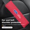 Soft Car Safety Belt Shoulder Cover Fatigue Relief Comfort Cushion For Ford Focus Mk2 Mk3 Mk4 Fiesta Ranger Mondeo S-MAX Kuga