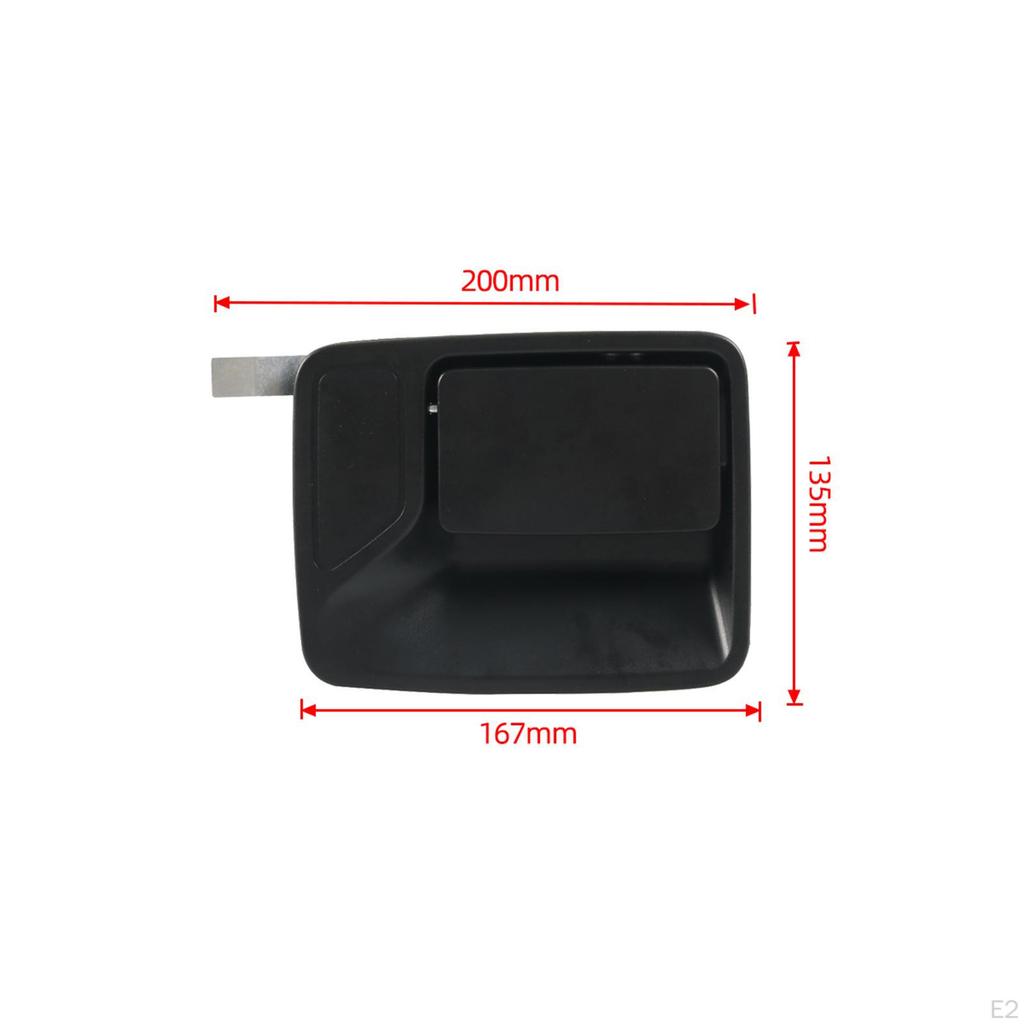 Rear Right 7C3Z2626600AA Black Exterior handle for door F250 350 450 Direct Replaces Automobile