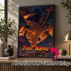 Personalized Dragonite Diamond Art Custom Name 5D Diamond Painting Full Drill DIY Craft