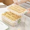 Clear Dumpling Storage Container With Manual Date Timer Stackable Designs Accessory for Efficient Freezer Organization