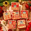 6 Stück Cartoon Glücksgeldumschläge Beste Wünsche Hong Bao Hochzeit Geburtstag