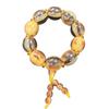 Ox Horn Buddhist Beads Resin Bracelet - Tibetan Yak Inspired Craft