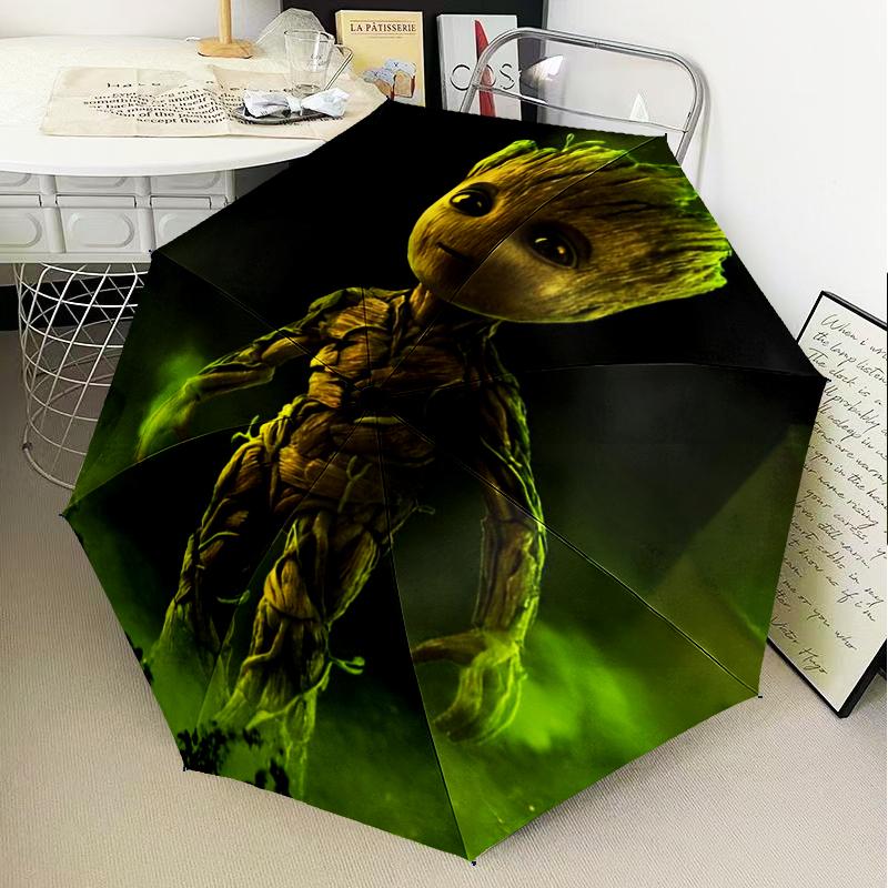 Tree Spirit's Electric Glow Umbrella Folding umbrella, automatic umbrella 8-Frame for Travel, camping Use Gift for Halloween Christmas