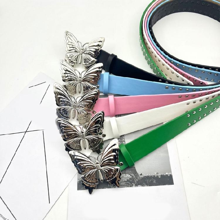 Street Styles Jeans Belt Cool Girls Aesthetic Belt Versatiles Fashion Belt Party Suitable for Various Waist Size