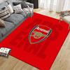 Arsenal Football Club2 Flanellmuster Quadratischer Teppich, Teppich, Teppich für Wohnzimmer Schlafzimmer Sofa Spielzimmer Dekoration, Rutschfeste Fußmatte