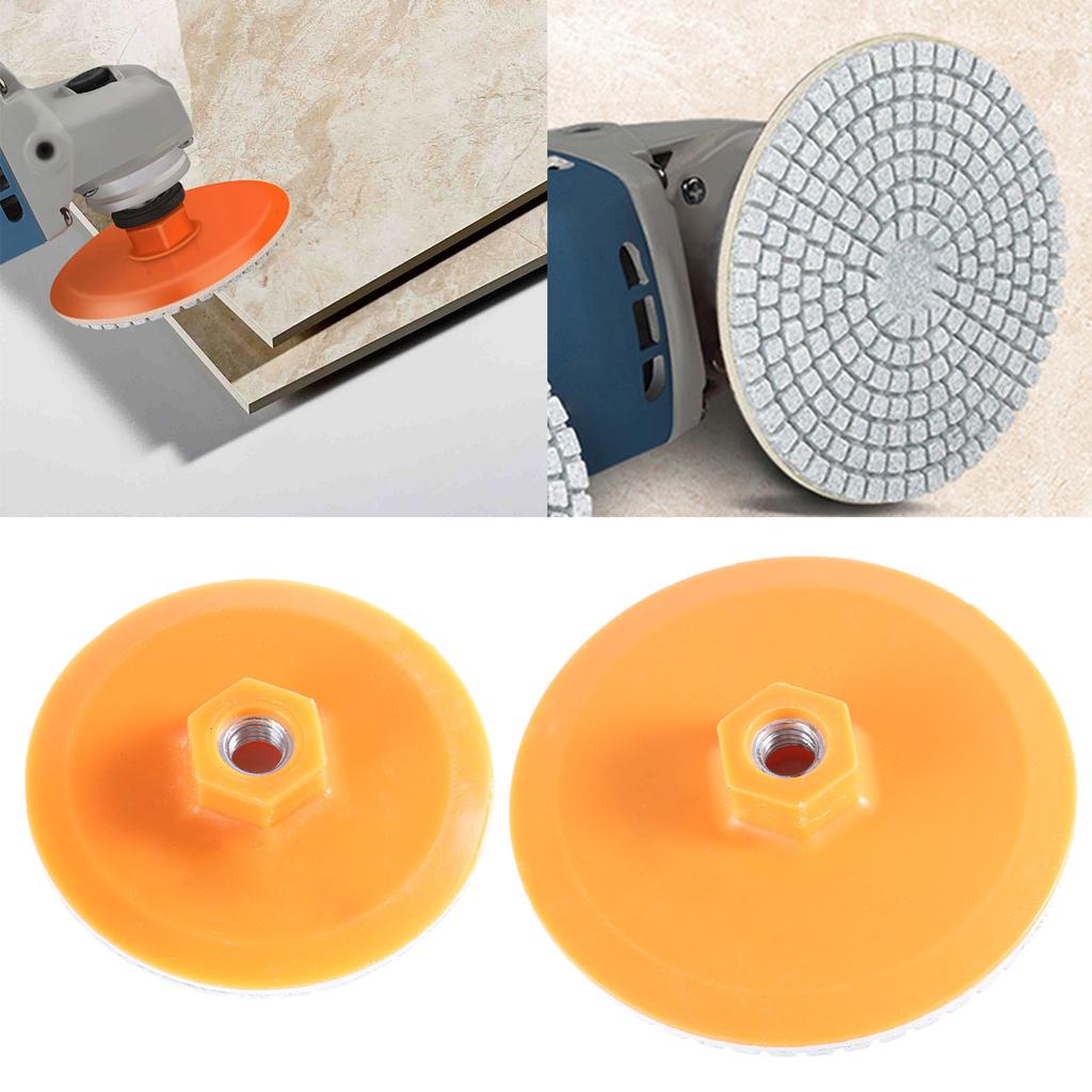 Angle Grinder Diamond Grinding Wheel for Tile Edges Finishing 80/100mm Resin Bonded Disc Durability Nylon Body