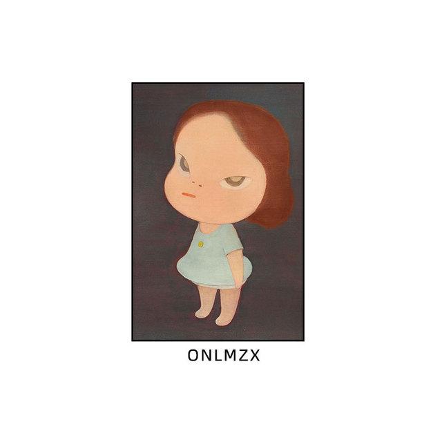 Yoshitomo Nara dekorative Malerei Mädchenzimmer japanischen Stil hängende Malerei Schlafzimmer Nachttisch kreative Cartoon Wandpuppe