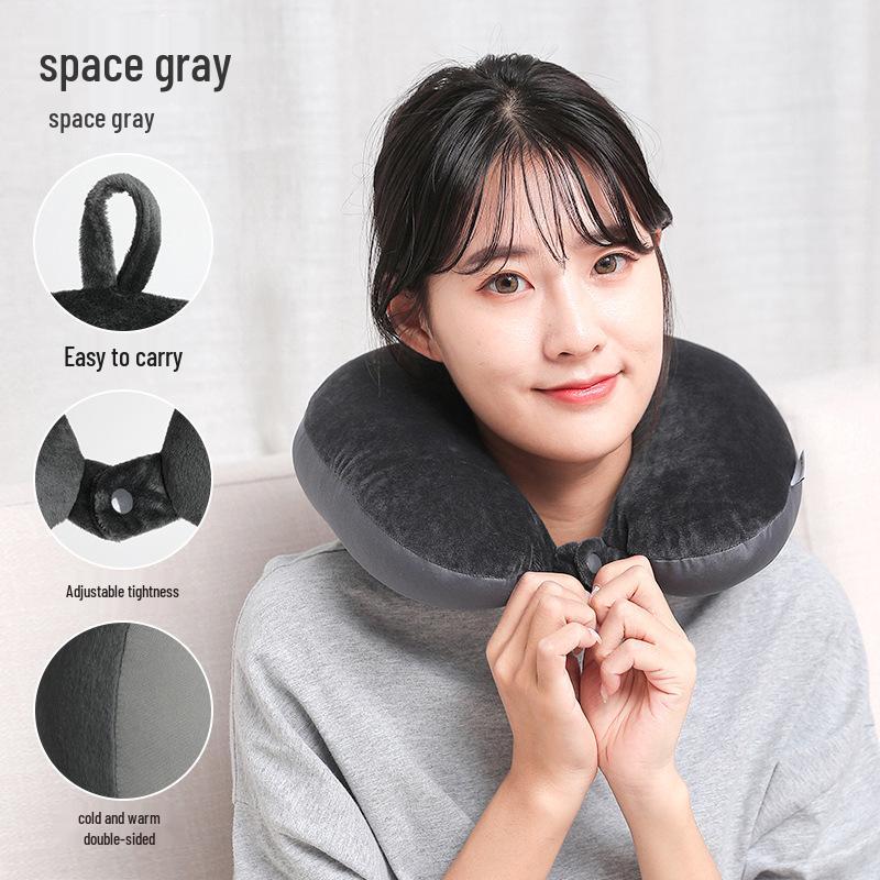 

Particle Foam U-Shaped Travel Neck Pillow for Airplane Support, In Stock 30x30 cm