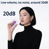 Portable Mini Handheld Pocket Fan With Led Display Usb Rechargeable 100 Speed Adjustable Fan