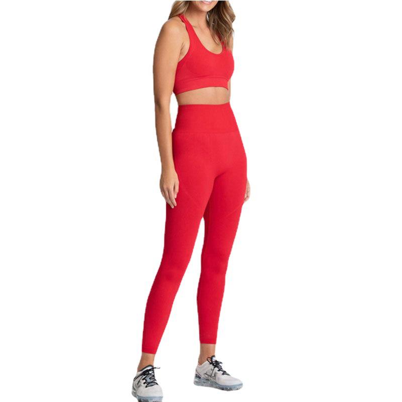 Conjunto de Yoga y Fitness de Nailon Sin Costuras para Levantamiento de Cadera