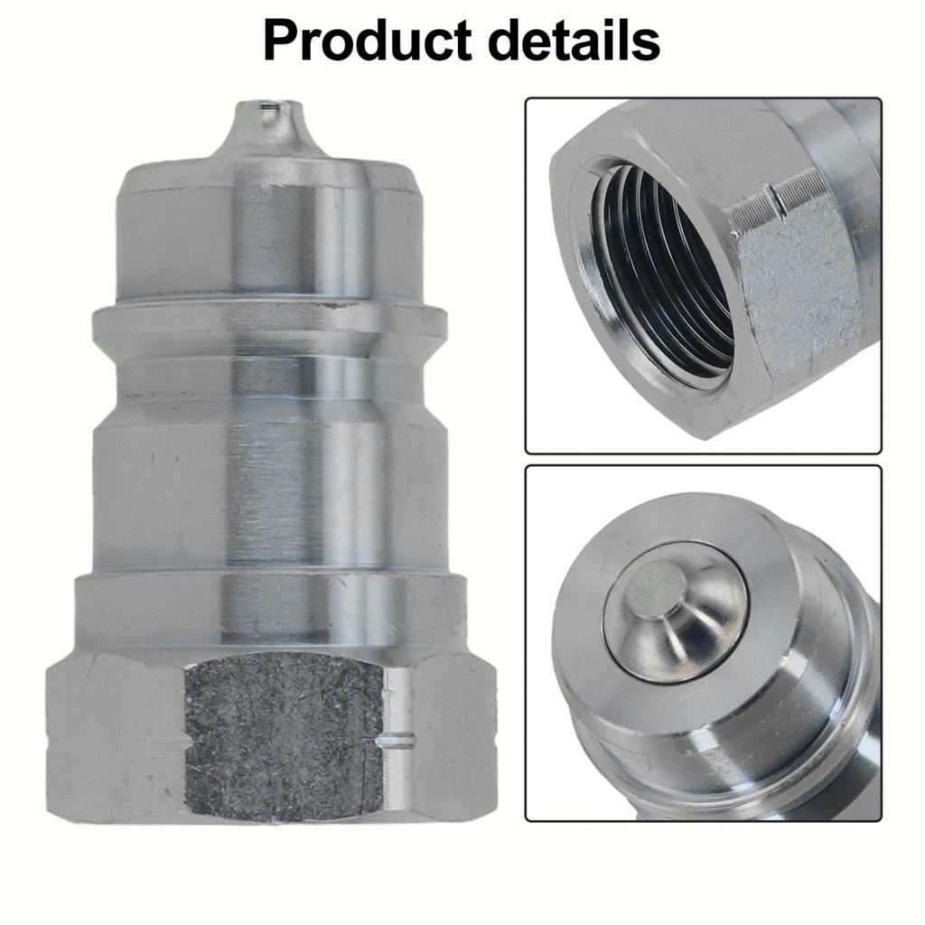 Efficient Hydraulic Connector NPT12 with Self Locking Mechanism for Quick Setup