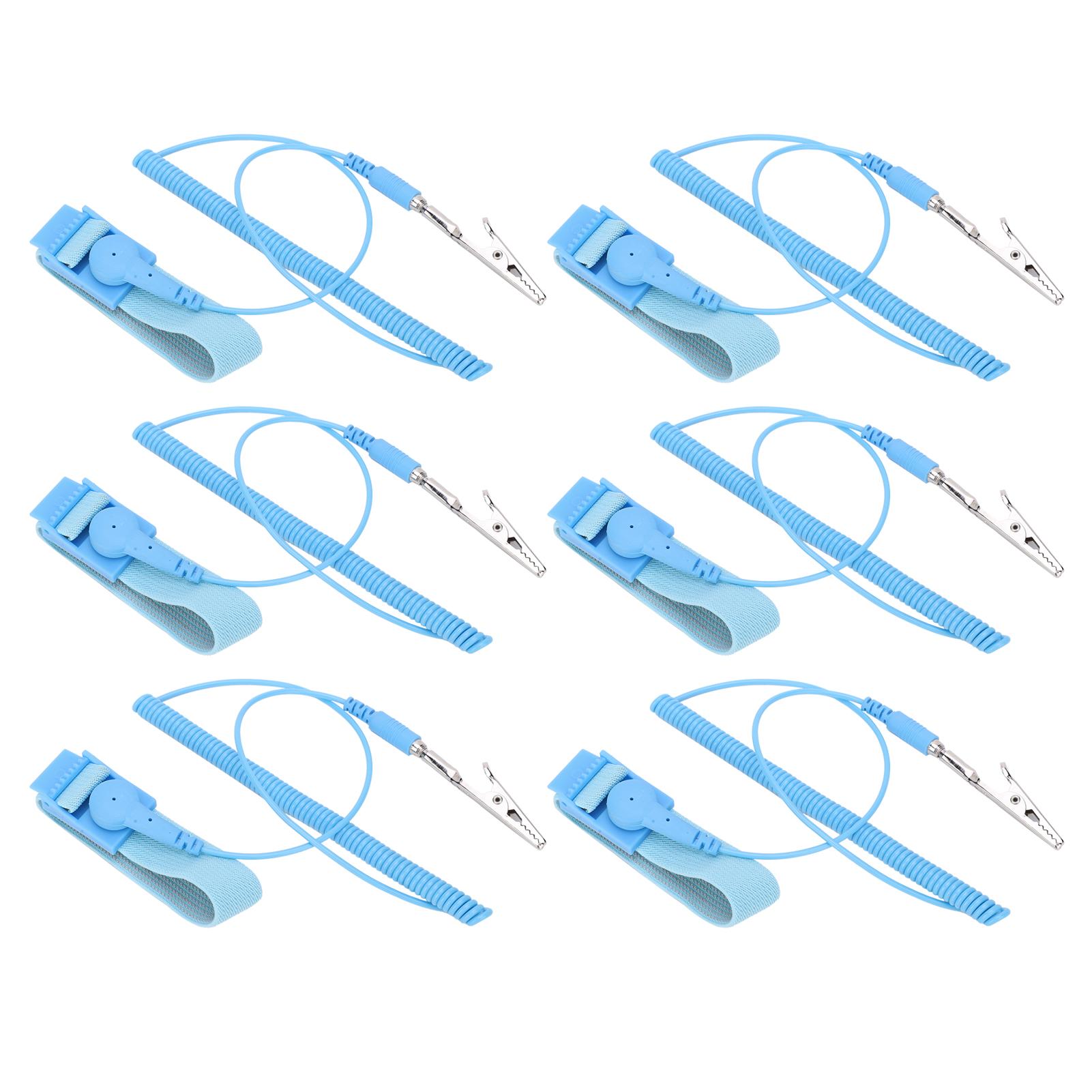 

10 шт. 1,8 м x 2,0 мм антистатический браслет заземляющий электростатический разрядный ремешок на запястье