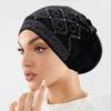 Winter Velvet Turban Cap for Women