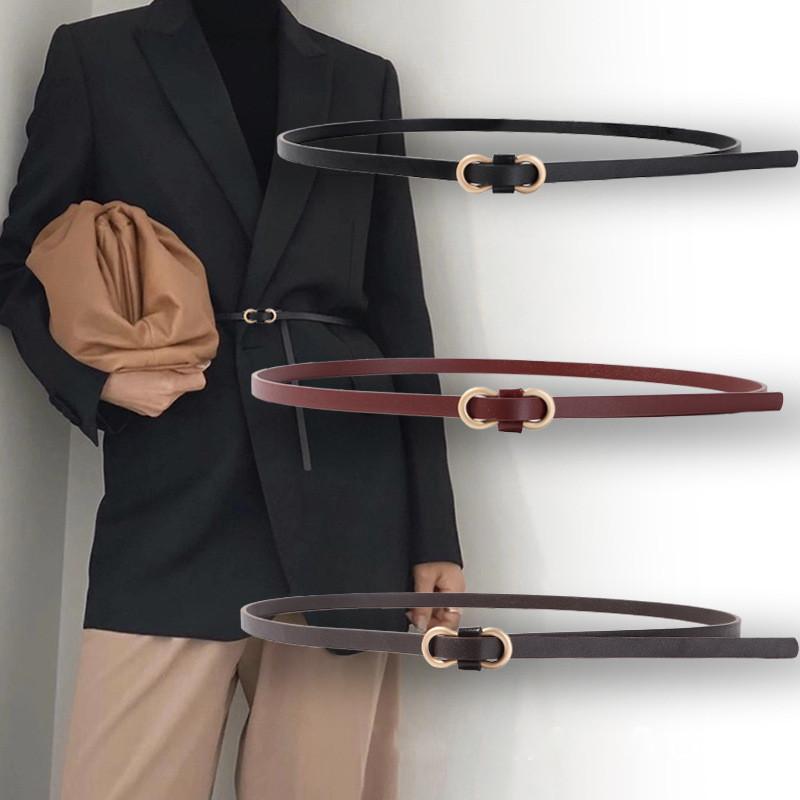 Trendy Ladies Slim Pu Leather Waist Belt Ideal For Chic Shirt And Skirt Combinations