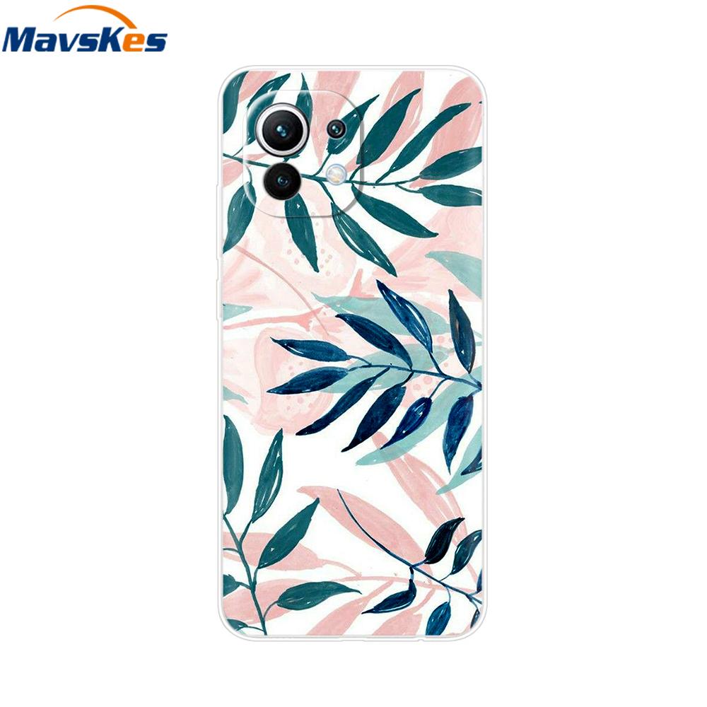 Case For Xiaomi 11 Lite NE 5G Soft TPU Silicone Cover For Xiaomi Mi 11 Lite Mi11 Lite Cases For Xiomi Mi 11 Funda Fashion Bumper