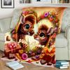 1PC Custom Name Love Jungle Flannel Blanket Versatile, All-season Throw Suitable for the Living Room, Bedroom, Camping, Travel, and Gift