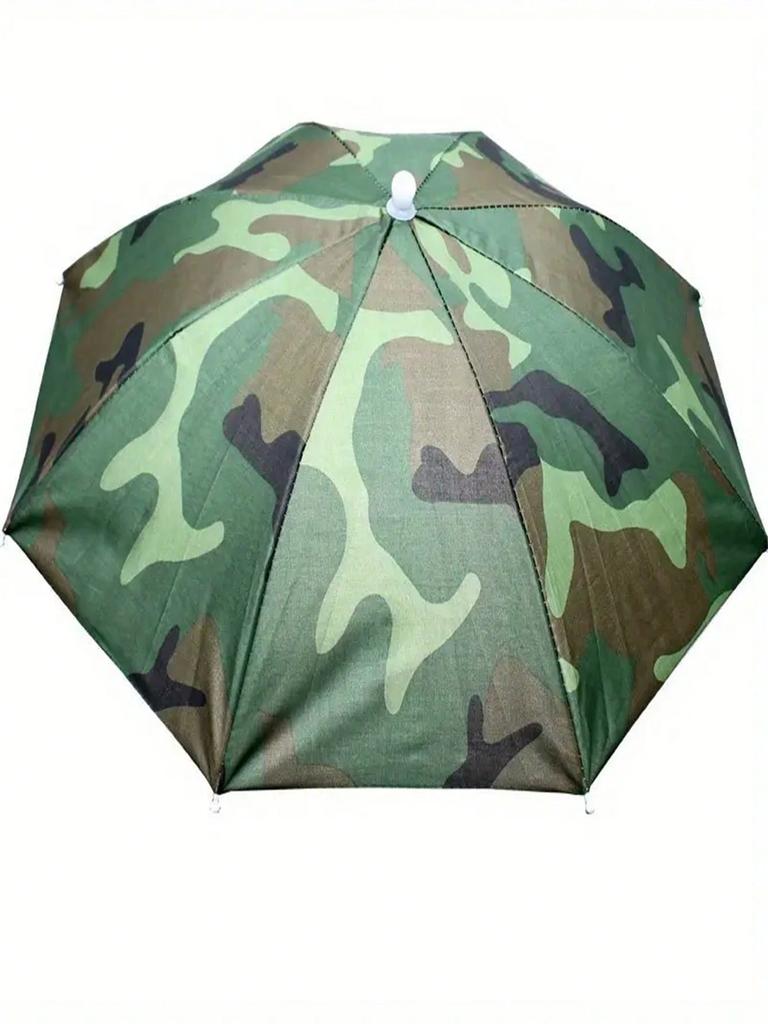 1Pc Lightweight Hat Umbrella, Outdoor Rain and Dew Umbrella, Fishing Umbrella, Elastic Hat Umbrella, Rain Hat, Sun Hat, Outdoor