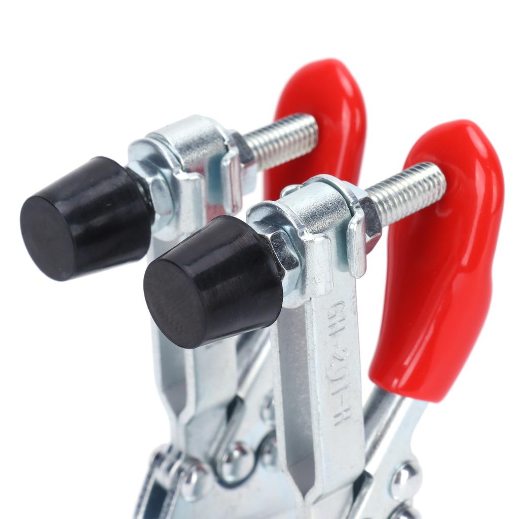 2 Set Small Toggle Clamps Quick Release Horizontal Clamp Hand Tools Home Decoration