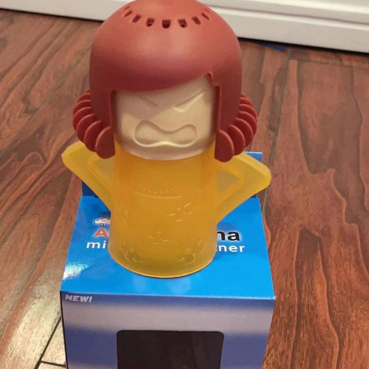 

Мікрохвильова піч Пароочисник Спрей Дезодоратор Злий Мама Знежирювач Кухонний Інструмент Opp bag жовтий