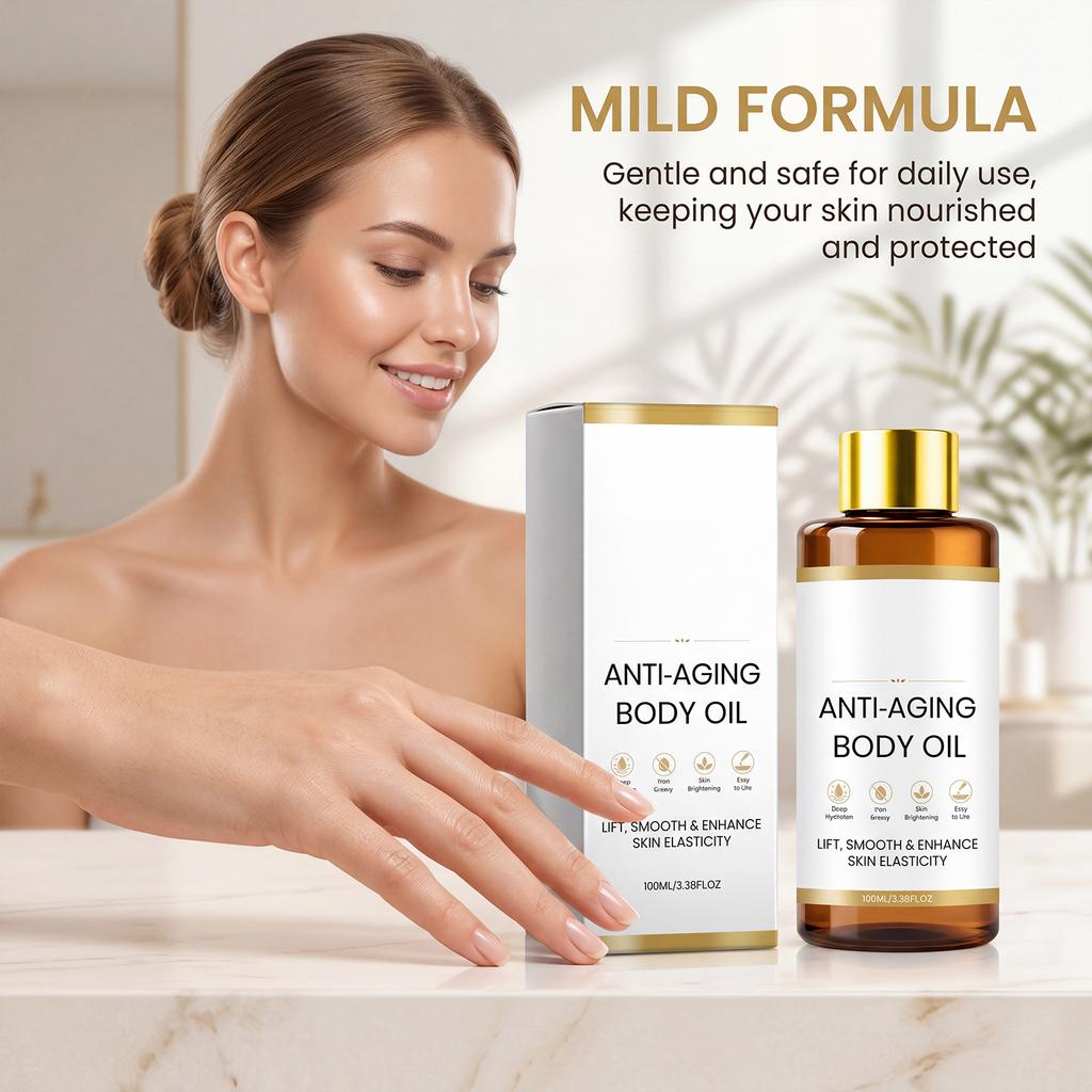 Revitalizing Body Essential Oil, Deeply Moisturizing and Softening Skin, Making It Smooth, Even, and Radiant, lightweight and Ea