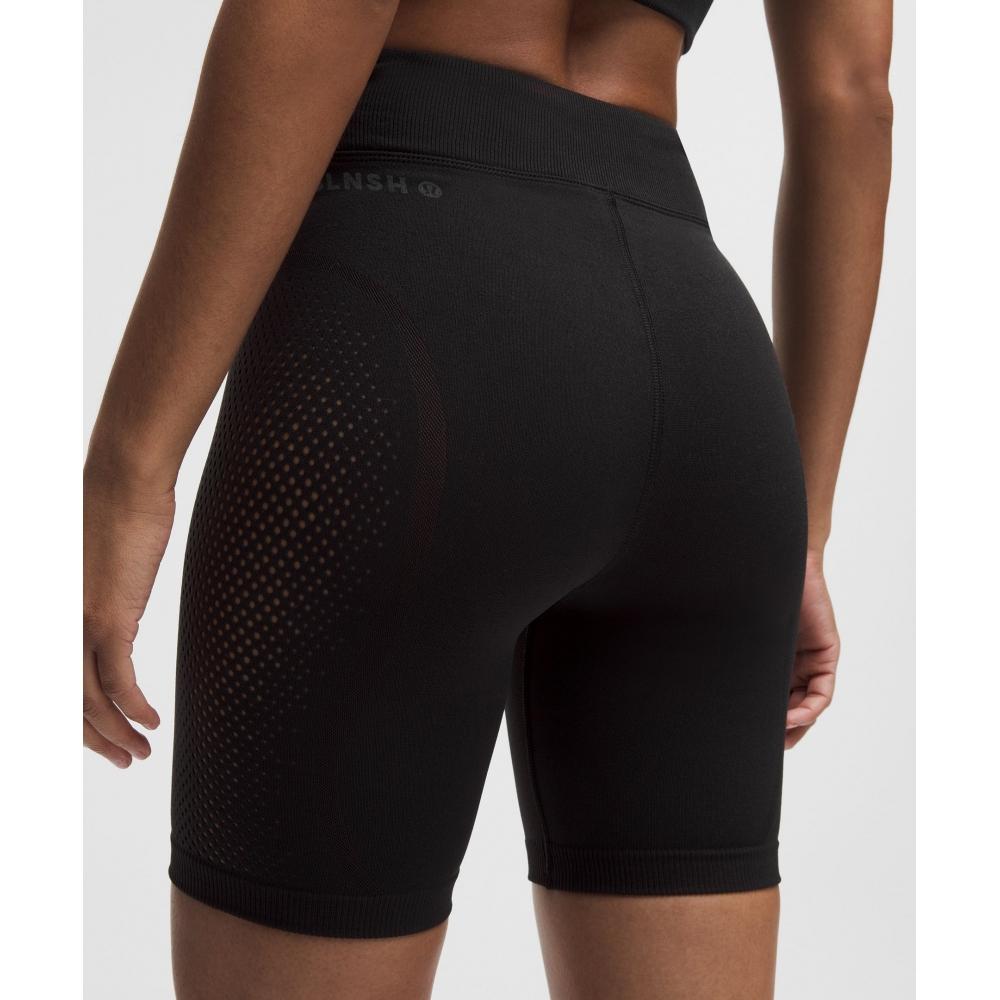 Lululemon Revealknit High Rise Short 8   Slnsh Collection Black