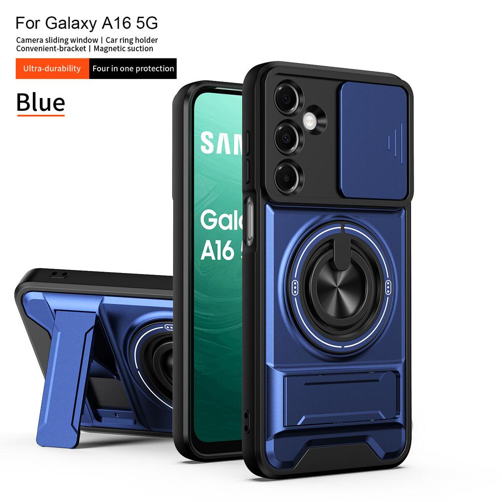 Applicable to Samsung A57 Shunjia mobile phone case A37 push window A17 bracket A07 anti-drop A56/A36 protective case A26