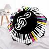 1PC Musical notes Umbrella Portable Folding Umbrella Iron Frame Hole Bone Structure Outdoor Home Umbrella A2