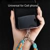 50Pcs Transparent Mobile Phone Lanyard Anti-lost Card Gasket Universal Phone Hanging Cord Patch Tether Pad