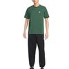 Nike T Shirts Men's Fir Green Crew Neck Moderate Straight Fit DC5357-323