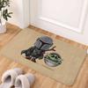 Beast-Kingdoms-Baby-Yoda Grogu Carpet Bathroom Anti-slip Mat Door Mat Entrance Door Mat Scratch-resistant Door Mat
