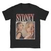 Sydney Sweeney T Shirts Unisex Pure Cotton Leisure TShirts Crew Neck Tees Short Sleeve Tops Birthday Present