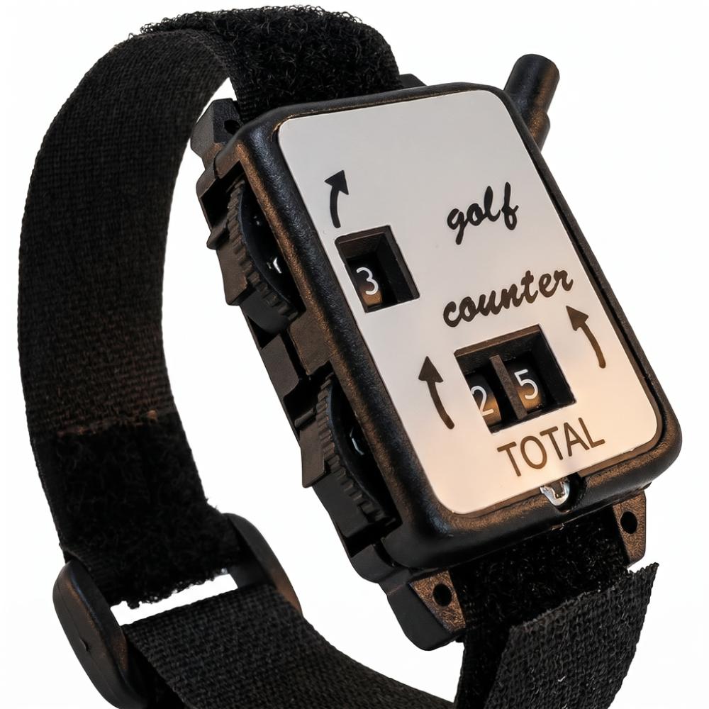 4pcs Easy-Press Button Golf Stroke Counter Manual Counting Dial Tally Counter  Referee Use 4pcs