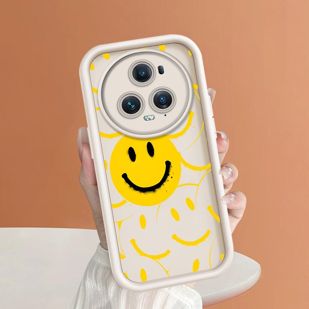 Soft Silicone Square Ladder Printing Pattern Phone Casing Full Cover Camera Shockproof Protection Rubber Case for Huawei Honor