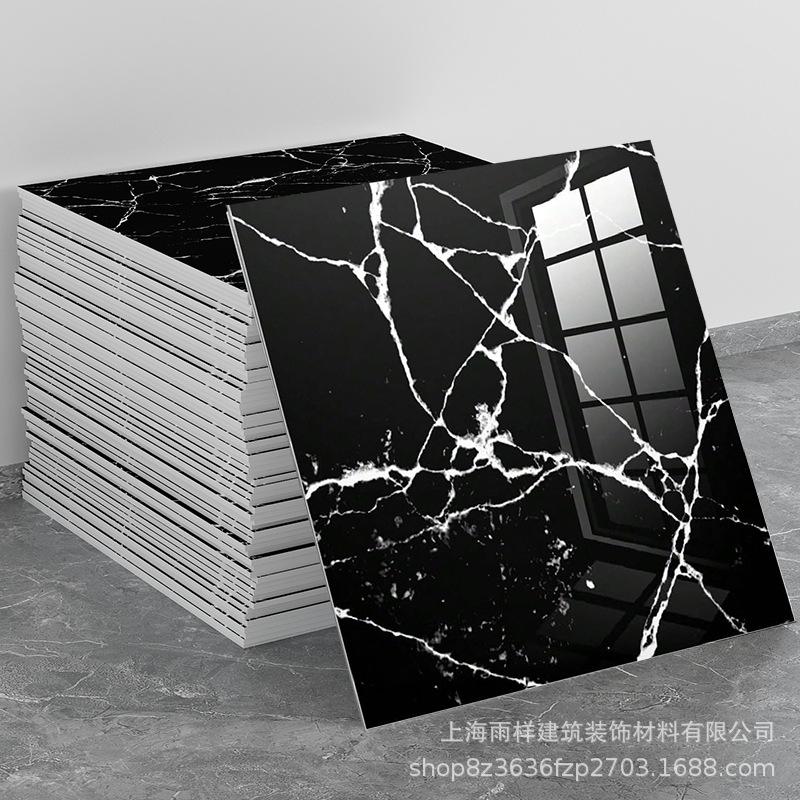 Waterproof Marble-Style Self-Adhesive Tile Sticker, 30x30cm, for Moisture-Proof Wall Renovation and Decoration.