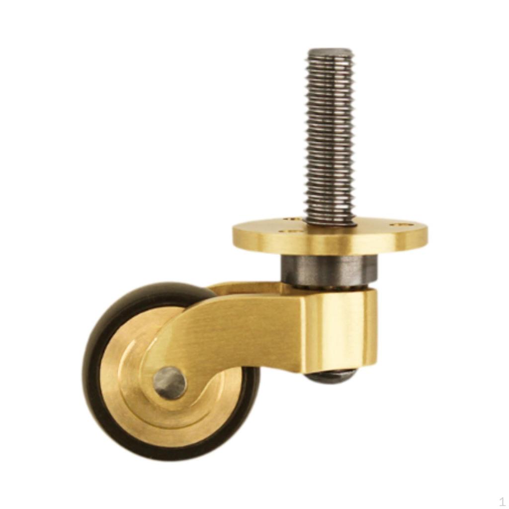 Heavy Duty Swivel Caster Furniture Brass Wheels