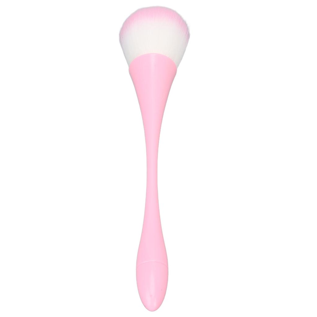Nail Art Dust Cleaning Removal Brush Soft Fluffy Hair Makeup Brush for Blusher Loose Powder Pink