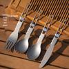 Yizi Titanium Portable Folding Camping Fork