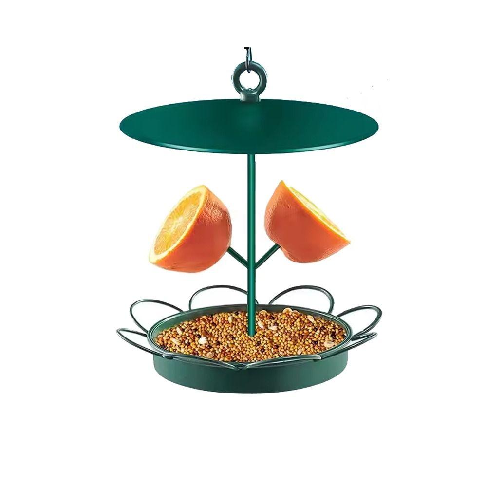 Waterproof Metal Wild Bird Feeder Detachable Bird Bathtub Bird Bowl Hanging Bird Feeders  Farm