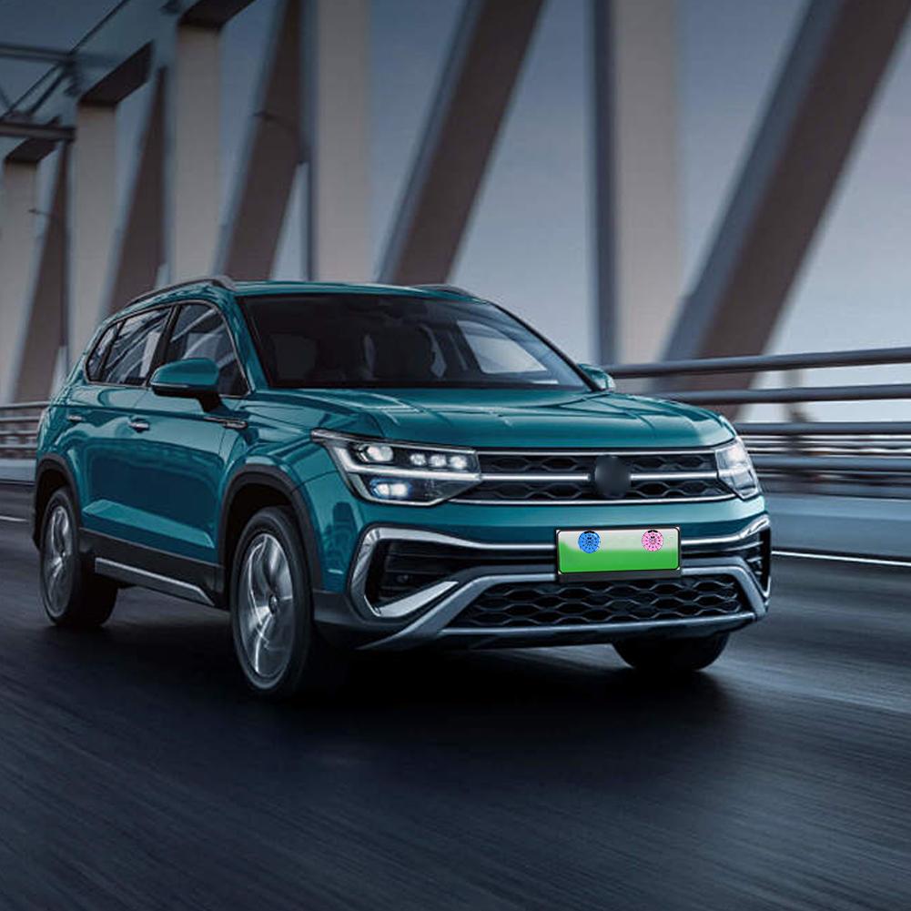 2pcs 3D Gel Domed Sticker For German License Plates DIY Raised Decals Waterproof & UV-Resistant Car Badge Emblem Car Stickers