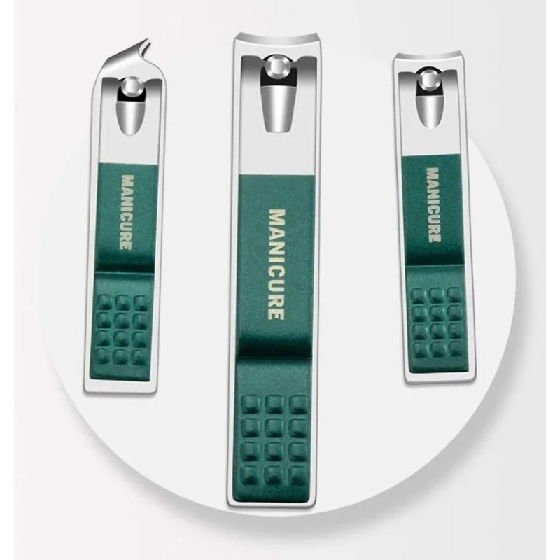 Professional Manicure & Pedicure Set - Stainless Steel Nail Care Kit with Leather Case, Facial Tools & Callus Remover,
