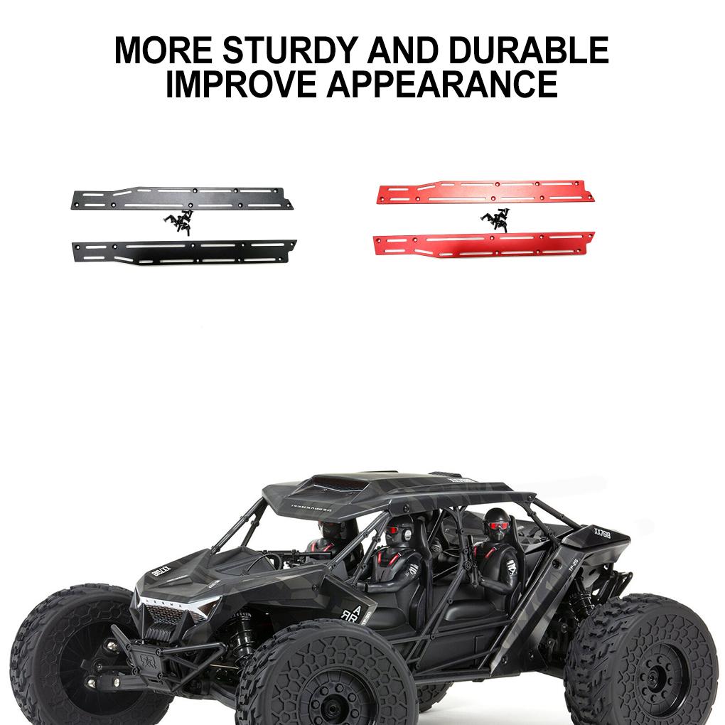 RCGOFOLLOW Aluminum Alloy Slider Side Side Collision Pedals Durable Rc Side Collision Pedals For 1/7 Rc Side Collision Pedals 6S