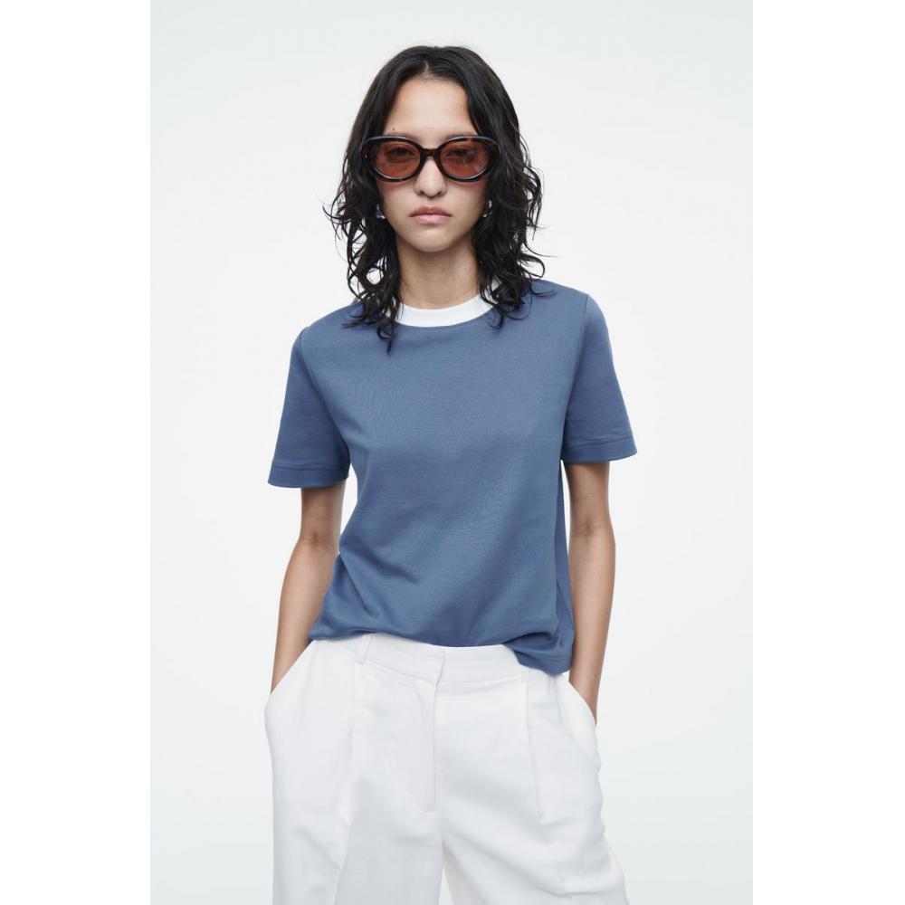 

Футболка Cos Japan Clean Cut steel blue/XS