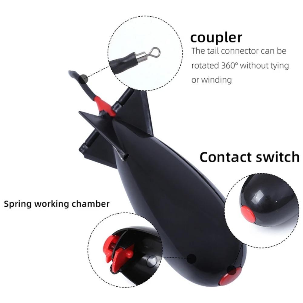Spomb Carp Bait Boat Fishing Rocket Feeder Lure Initiator Boat Spomb Float Bait Holder Fishing Accessories