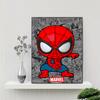 Creepy Spider 5D Diy Diamond Painting Round Diamond Diy Frameless Holiday Artwork Suitable For Home Office Wall Decoration