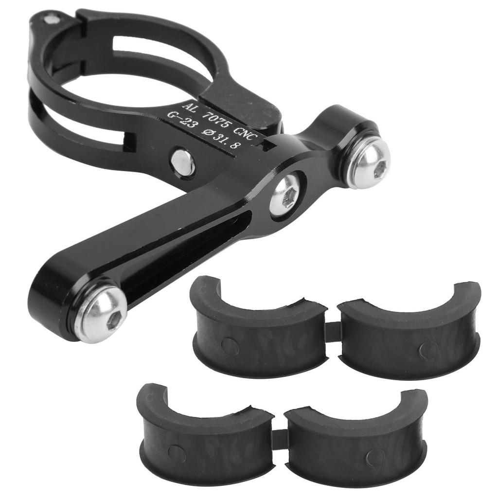 GUB Aluminium Alloy Bicycle Water Bottle Cage Conversion Holder Bike Kettle Rack Adapterblack
