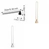 Luxury Bell Shaped Candle Snuffer Long Handle Vintage Flame Stoppers Non-Slip Heat Resistant Wick Extinguisher Living Room
