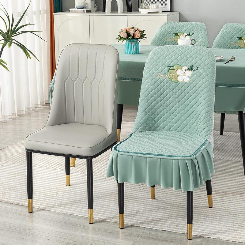 Chair Cover Dining Table and Chair Cover Chair Protective Cover Minimalist Curved Chair Cover Universal Dining Chair Cover 130 * 180cm