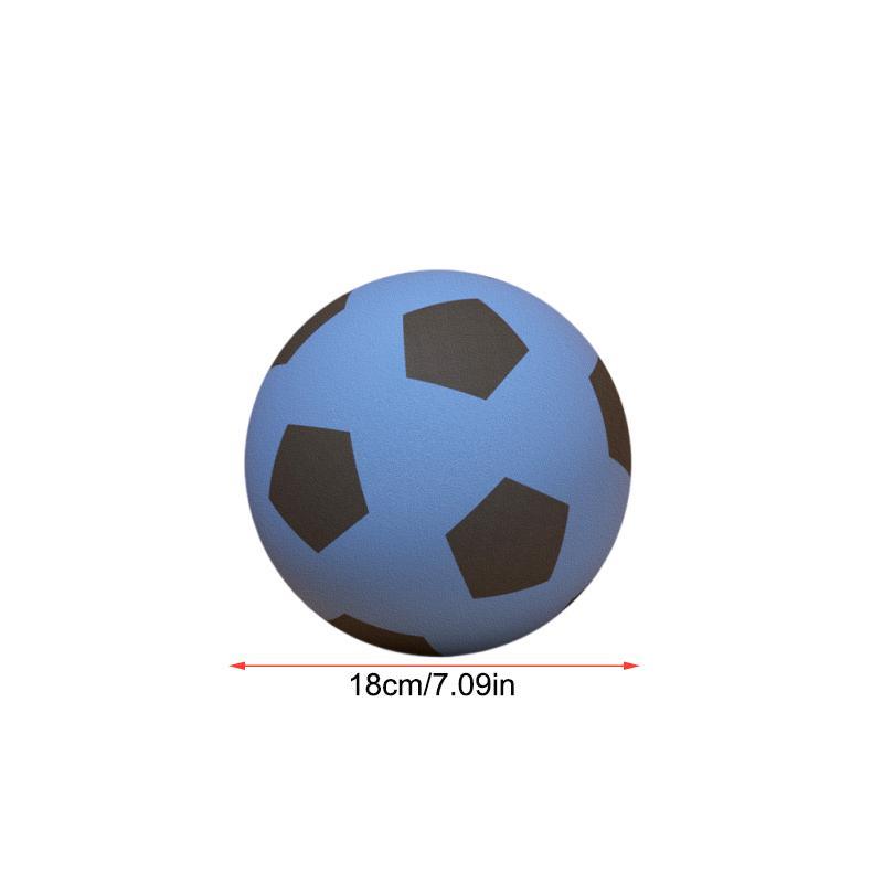 1Pc 3 Colors High-Elastic Indoor Silent Football PU Foam Practice Ball Comes With A Net Bag For Home Use And Skill Development