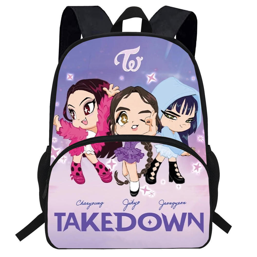 Anime Witch Hunter Group Men'S And Women'S Backpacks, Elementary School Students' Backpacks, Large-Capacity Printed Casual Backpacks
